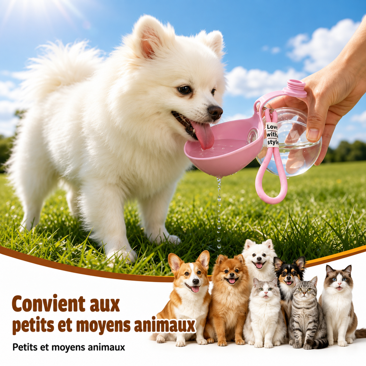 Gourde Nomade pour Chien