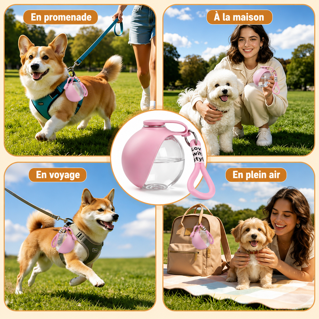 Gourde Nomade pour Chien